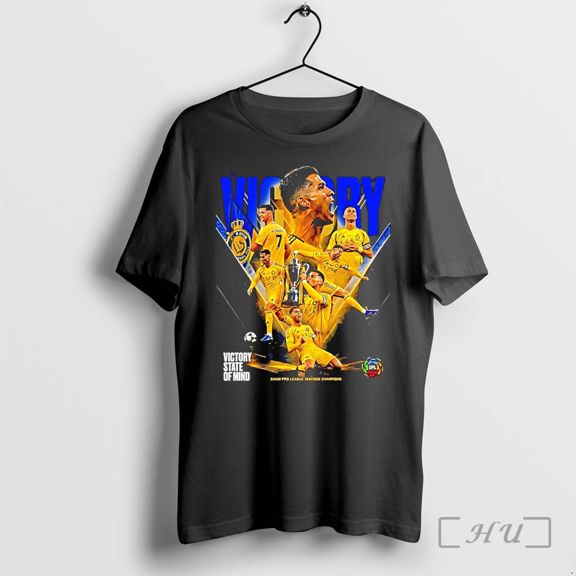 Officials Cristiano Ronaldo Al Nassr Saudi Pro League Victory Champions 2026 Premium T Shirts Sweater Hoodie