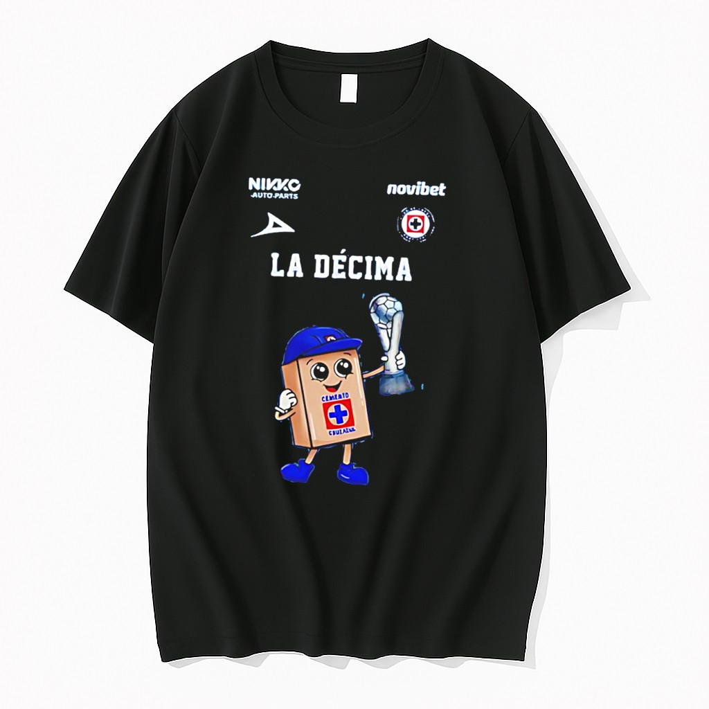 Officials Cruz Azul La Decima Liga Mx Campeones 2026 Tee Premium T Shirt Sweatshirt Hoodie