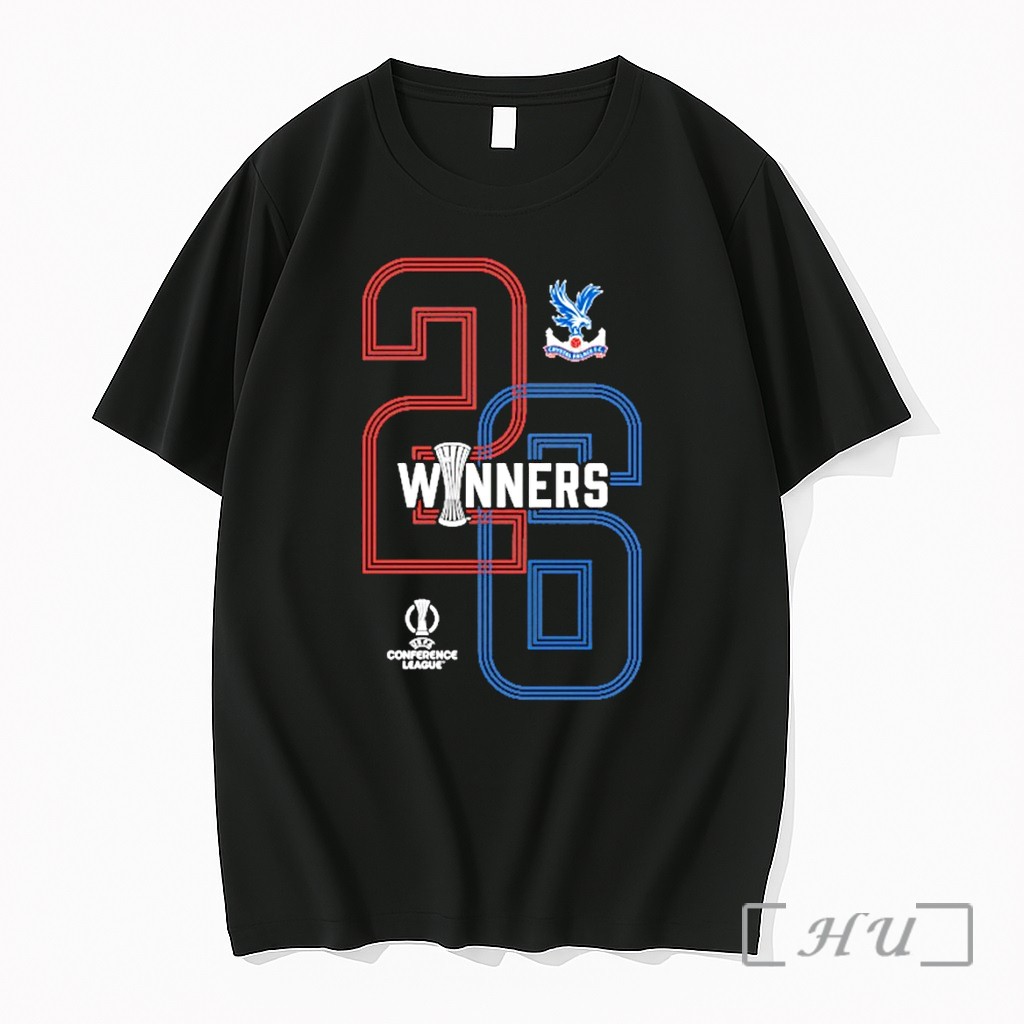 Officials Crystal Palace F C Uefa Conference League Winners Premium T Shirts Sweater Hoodie