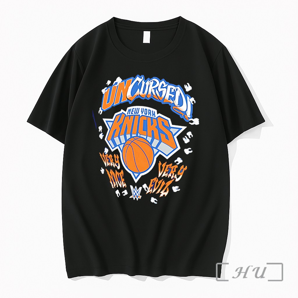 Officials Danhausen X New York Knicks Uncursed Very Nice Very Evil Tee Premium T Shirts Sweater Hoodie