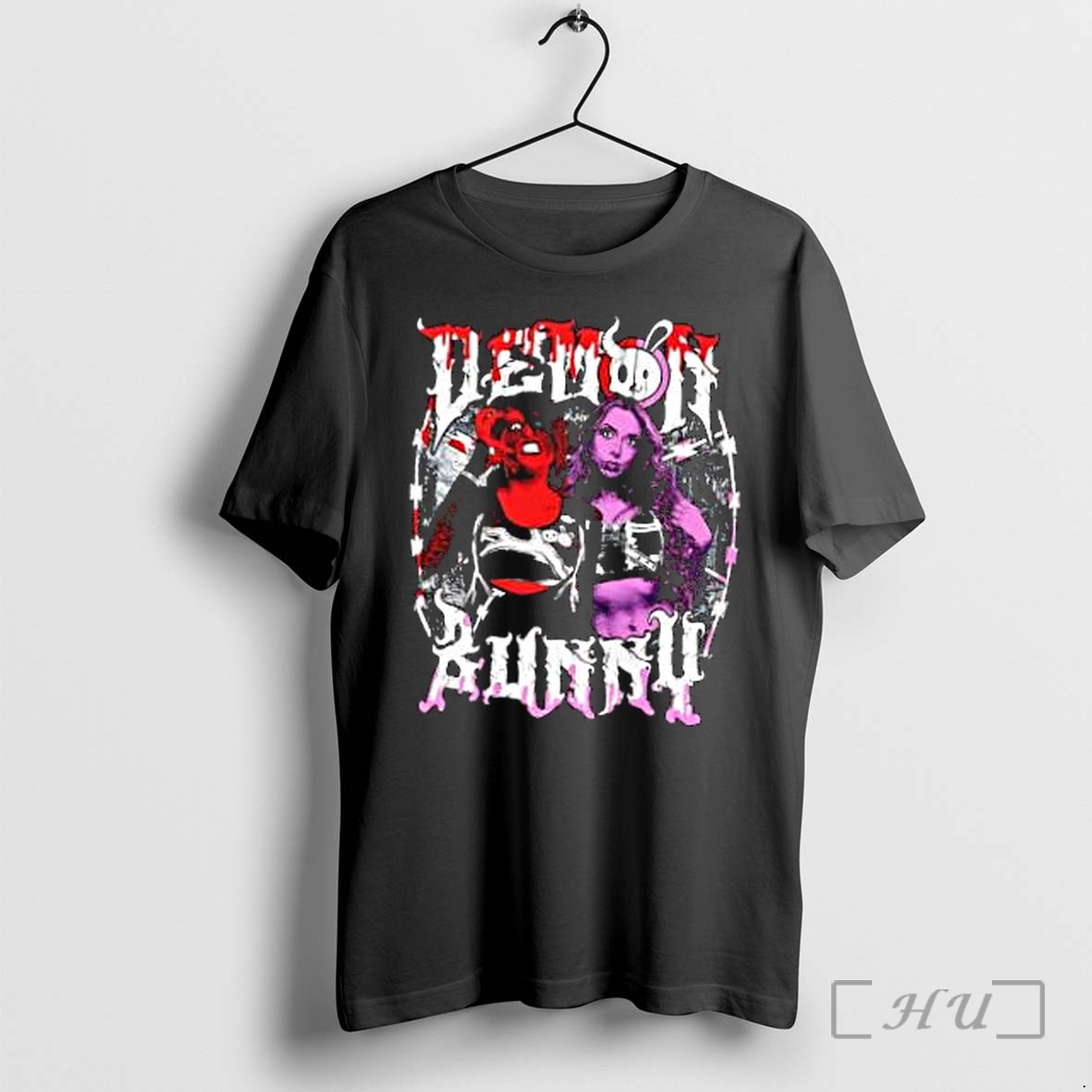 Officials Demon Bunny Two Girls Gothic Grunge Premium T Shirts Sweater Hoodie