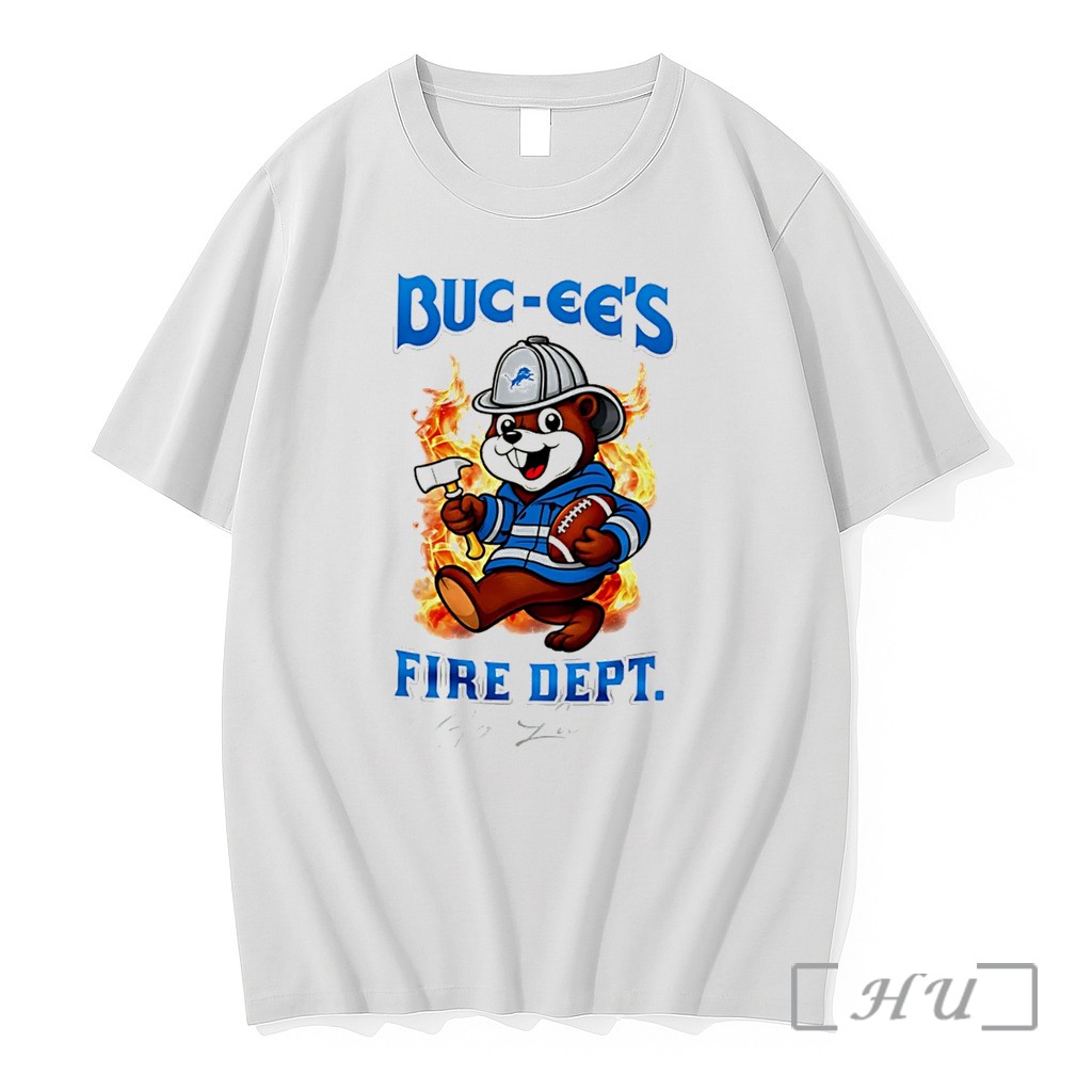 Officials Detroit Lions Buc Ees Fire Dept Go Bears Firefighter Strong Tee Premium T Shirts Sweater Hoodie