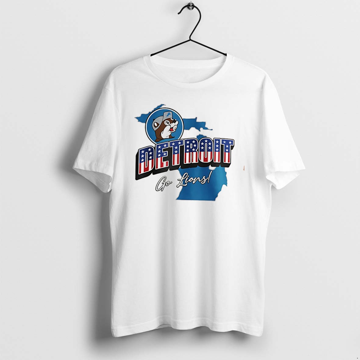 Officials Detroit Lions Buc Ees Detroit Go Lions Patriotic Tee Premium T Shirt Sweatshirt Hoodie