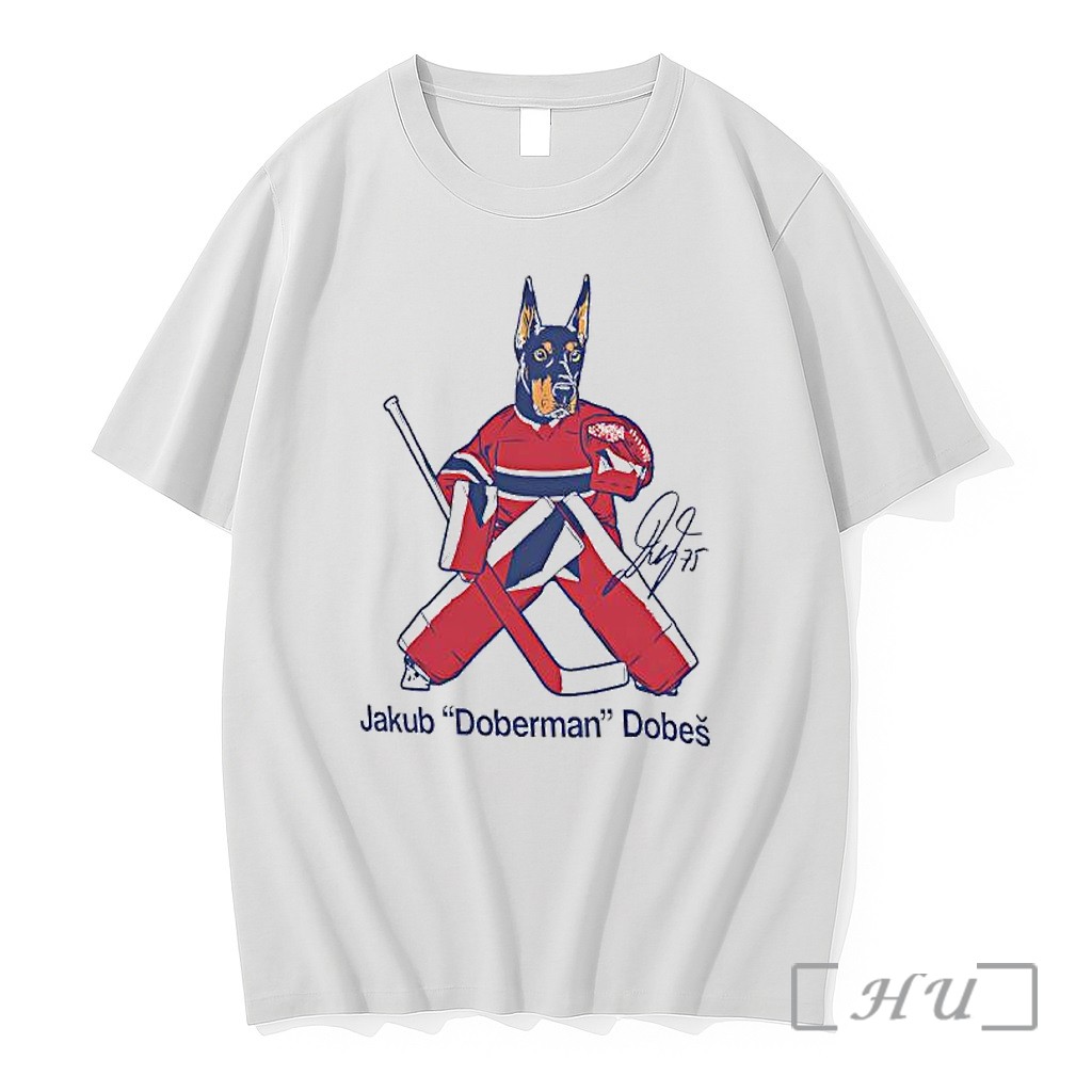 Officials Doberman Jakub Dobes Montreal Canadiens 2026 Signature Premium T Shirts Sweater Hoodie