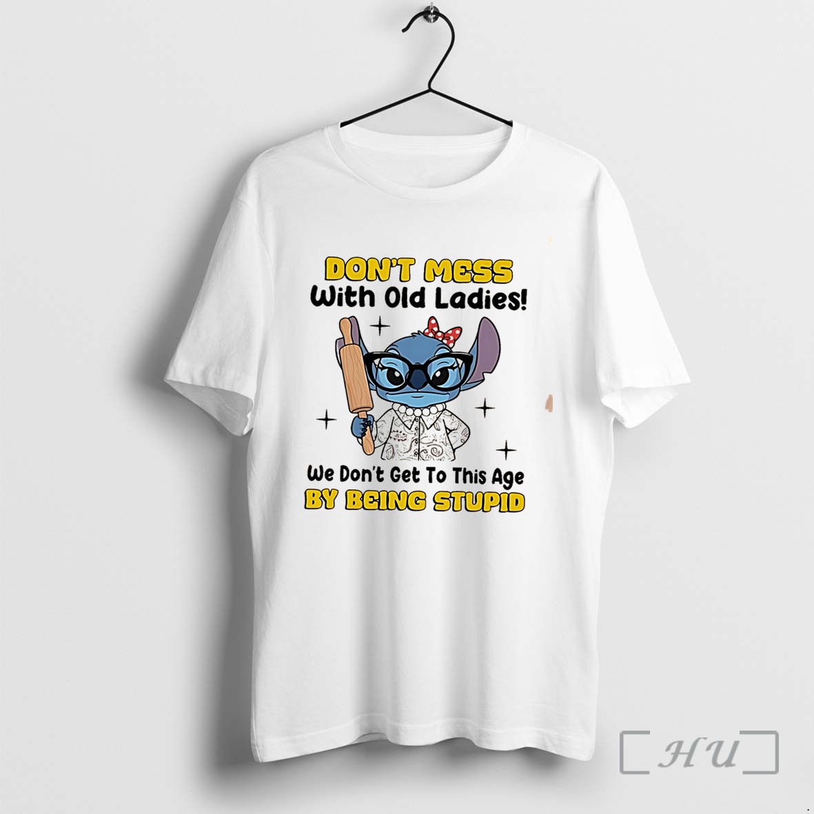 Officials Dont Mess With Old We Dont Get To This Age By Being Stupid Stitch Tee Premium T Shirts Sweater Hoodie