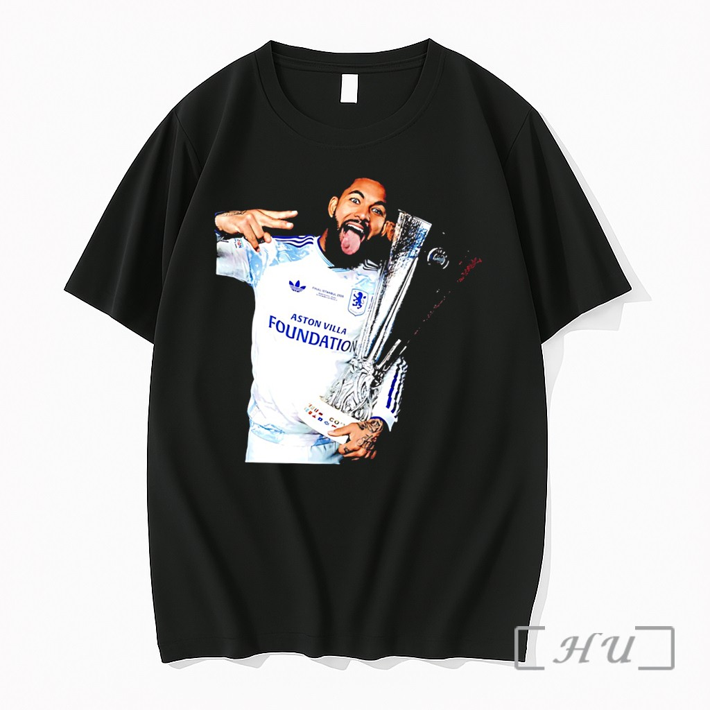 Officials Douglas Luiz Aston Villa 2026 Europa League Champions Tee Premium T Shirts Sweater Hoodie