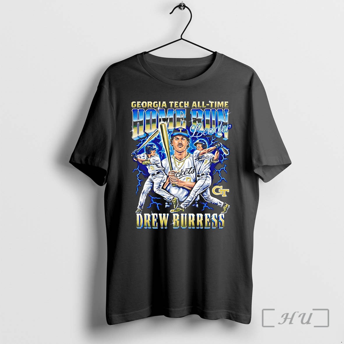 Officials Drew Burress Hr King Georgia Tech Baseball Premium T Shirts Sweater Hoodie