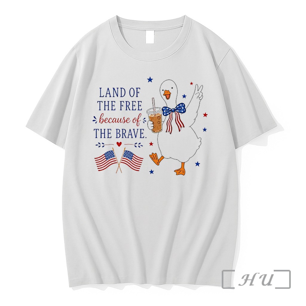 Officials Duck American Land Of The Free Because Of The Brave Premium T Shirts Sweater Hoodie
