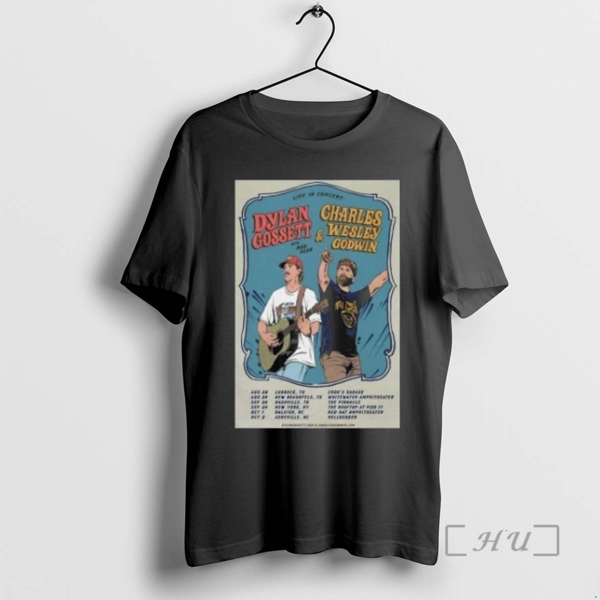 Officials Dylan Gossett And Charles Wesley Godwin Tour 2026 Premium T Shirts Sweater Hoodie