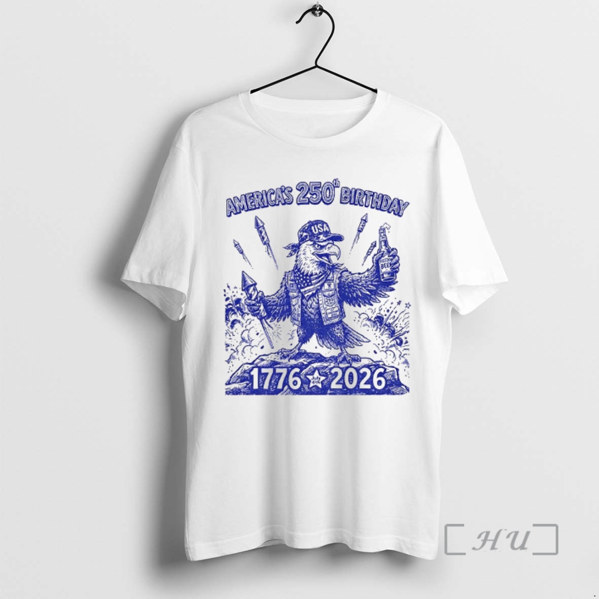 Officials Eagle Holding Freedom Beer Usa 250th Anniversary 1776 2026 4th Of July Premium T Shirts Sweater Hoodie 1
