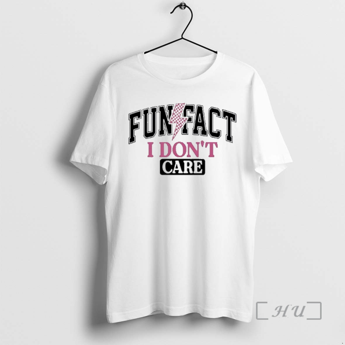 Officials Fun Fact I Dont Care Pink Lightning Premium T Shirts Sweater Hoodie