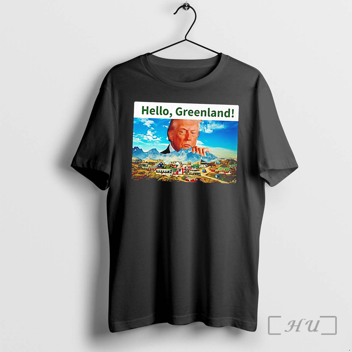 Officials Funny President Trump Hello Greenland Tee Premium T Shirts Sweater Hoodie