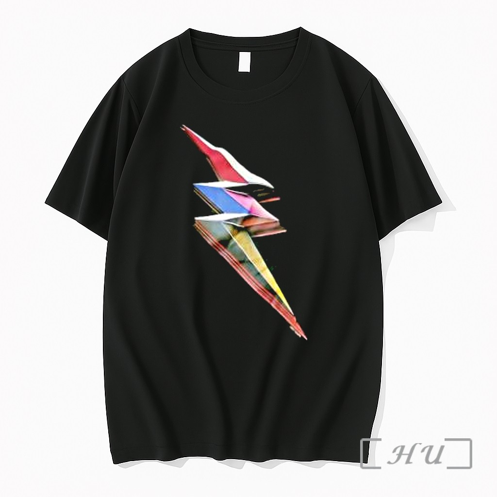 Officials Geometric Prismatic Multi Color Lightning Premium T Shirts Sweater Hoodie