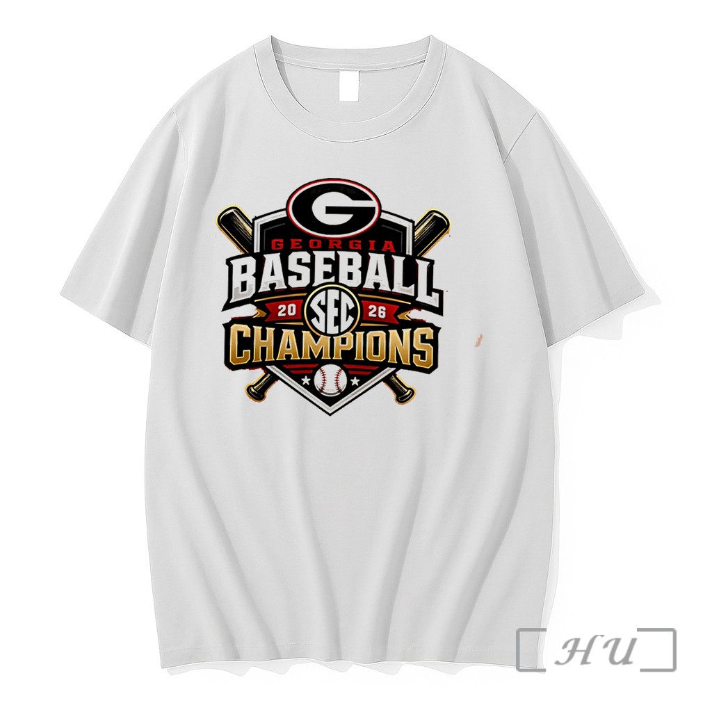 Officials Georgia Bulldogs Baseball 2026 Sec Tournament Champions Logo Tee Premium T Shirts Sweater Hoodie
