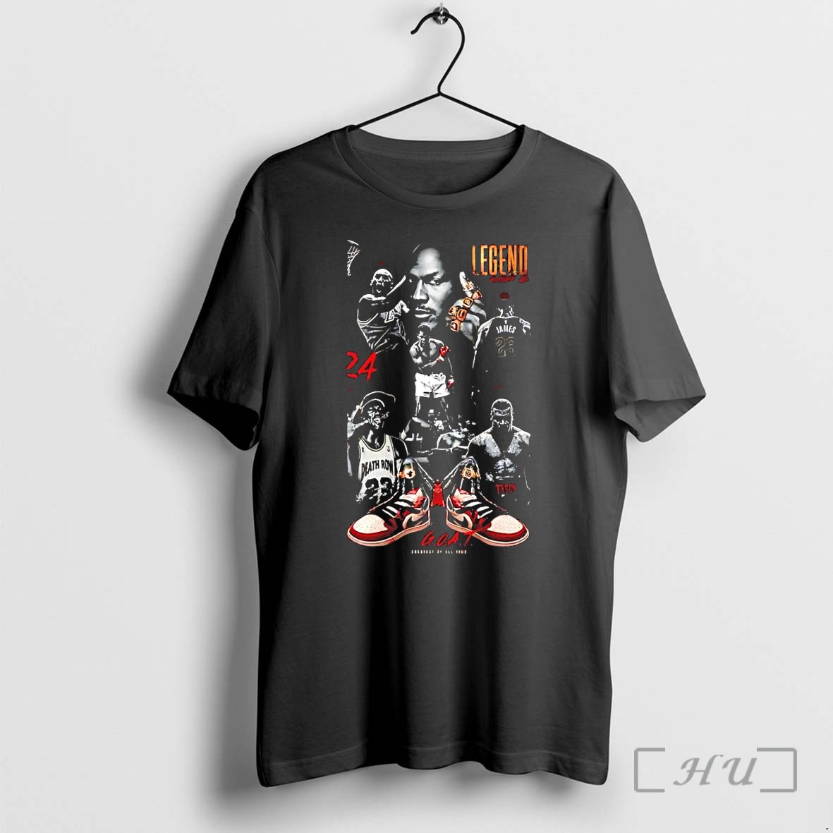 Officials Goat Legends Michael Jordan Lebron James Muhammad Ali Mike Tyson Premium T Shirts Sweater Hoodie