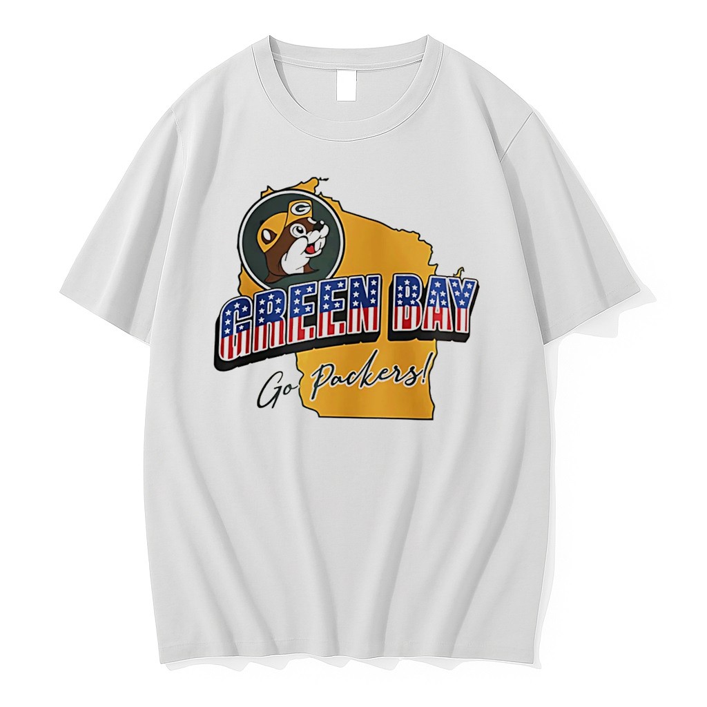 Officials Green Bay Packers Buc Ees Green Bay Go Packers Patriotic Tee Premium T Shirt Sweatshirt Hoodie
