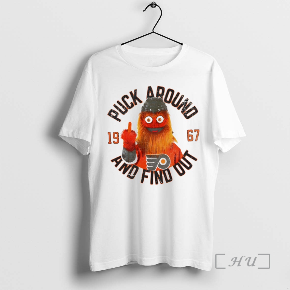 Officials Gritty Middle Finger Puck Around And Find Out Philadelphia Flyers Hockey 1967 1 Premium T Shirts Sweater Hoodie