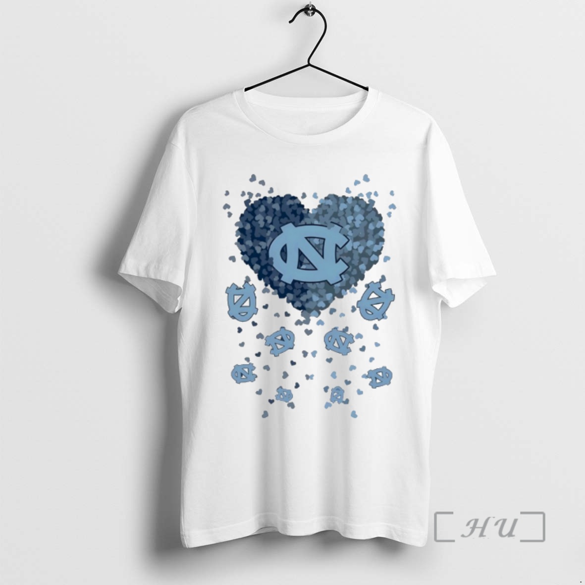 Officials Heart Of North Carolina Tar Heels Football Nfl 2026 Premium T Shirts Sweater Hoodie