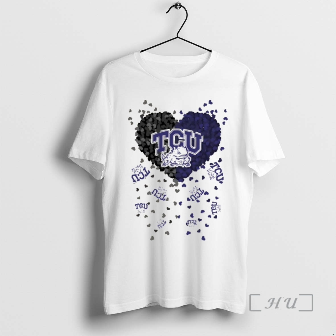 Officials Heart Of Tcu Horned Frogs Football Nfl 2026 Premium T Shirts Sweater Hoodie