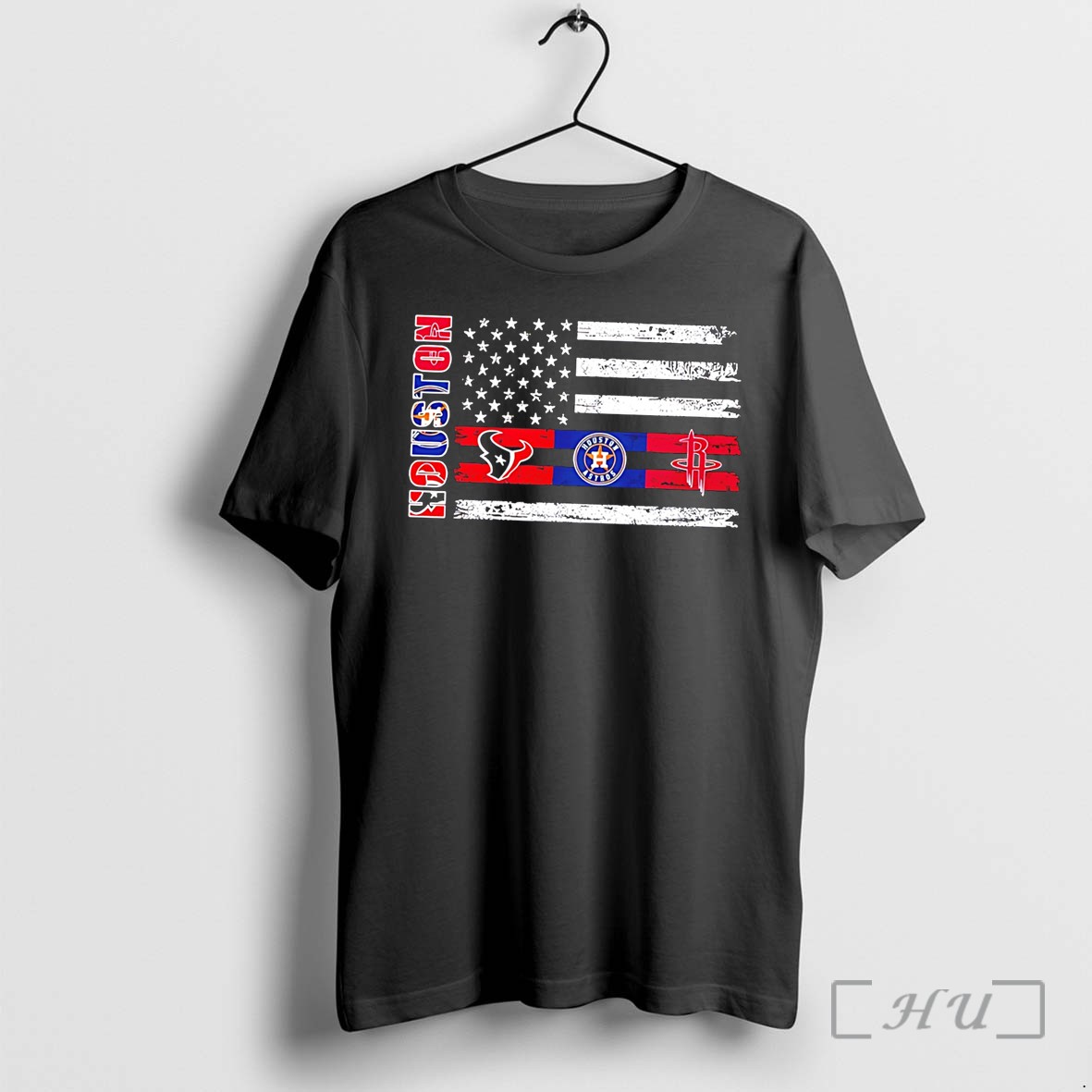 Officials Houston Sports Teams Logos Flag Tee Premium T Shirts Sweater Hoodie