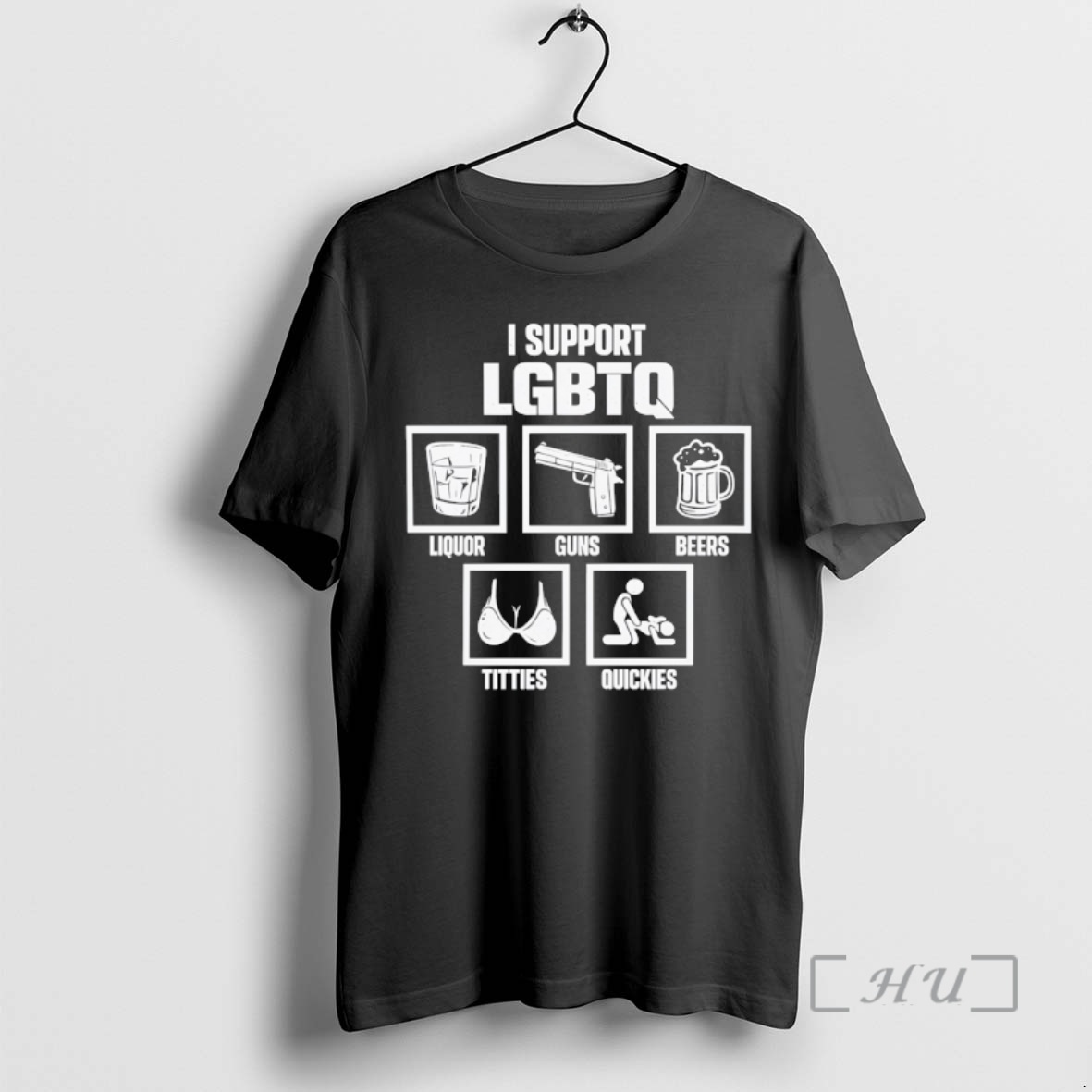 Officials I Support Lgbtq Edgy Liquor Guns Beers Titties Quickies Premium T Shirts Sweater Hoodie