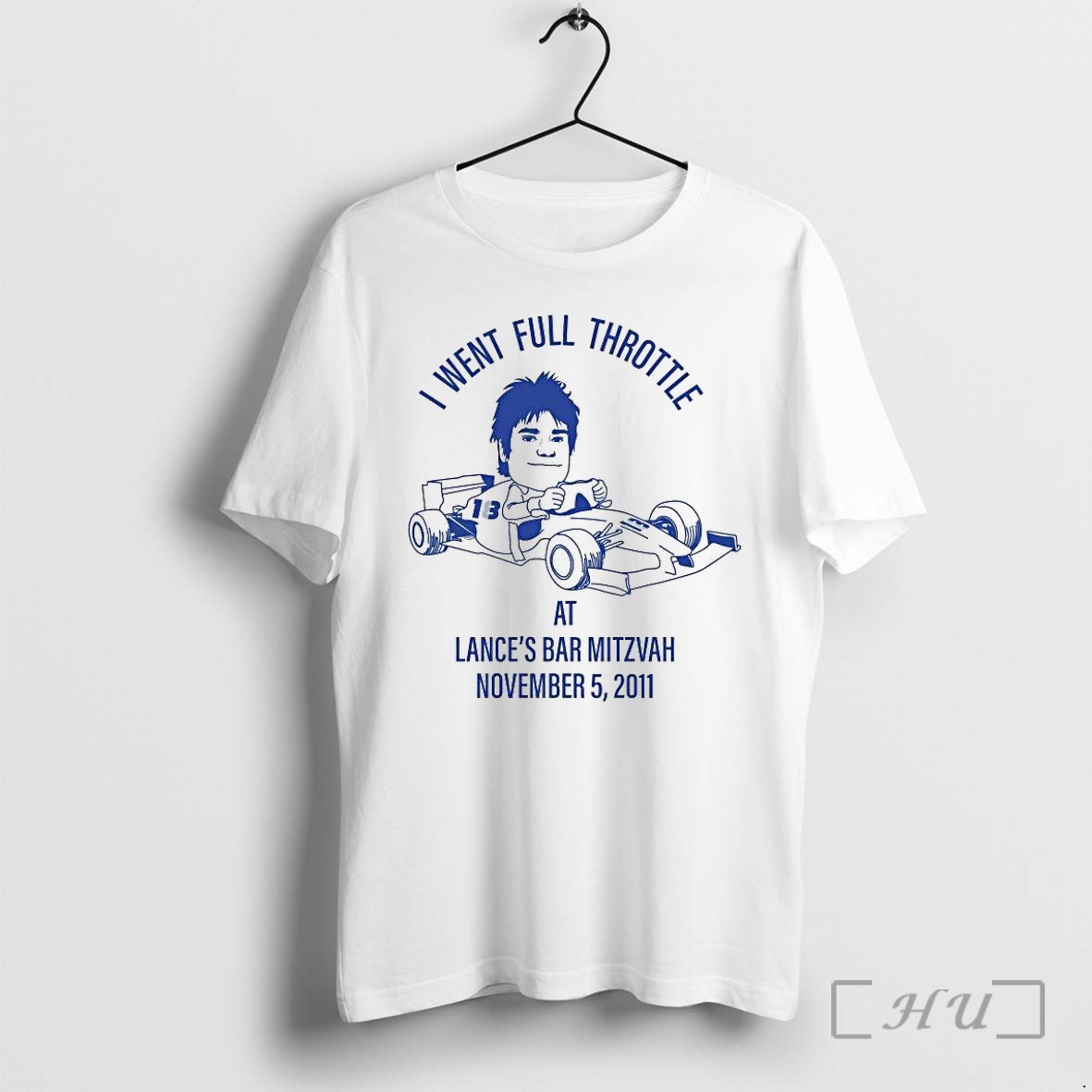 Officials I Went Full Throttle Lances Bar Mitzvah 2011 Race Car Cartoon 1 Premium T Shirts Sweater Hoodie