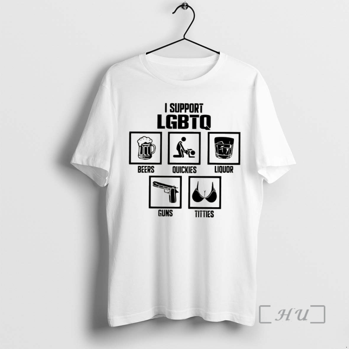 Officials I Support Lgbtq Beers Quickies Liquor Guns Titties Pride Month Graphic Premium T Shirts Sweater Hoodie