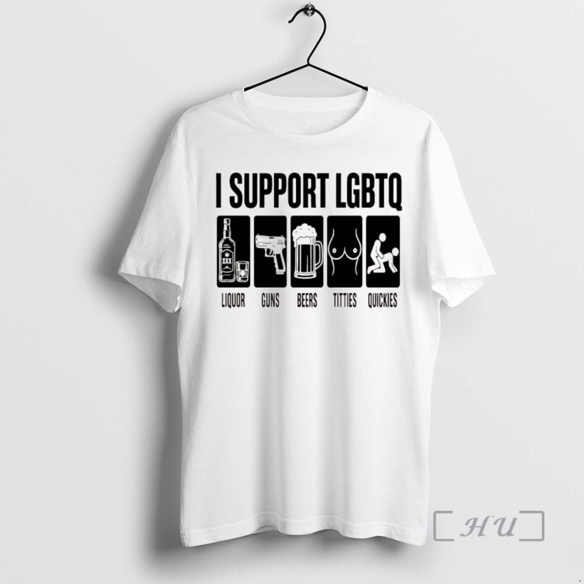 Officials I Support Liquor Guns Beers Titties Quickies Lgbtq Pride Month Premium T Shirts Sweater Hoodie