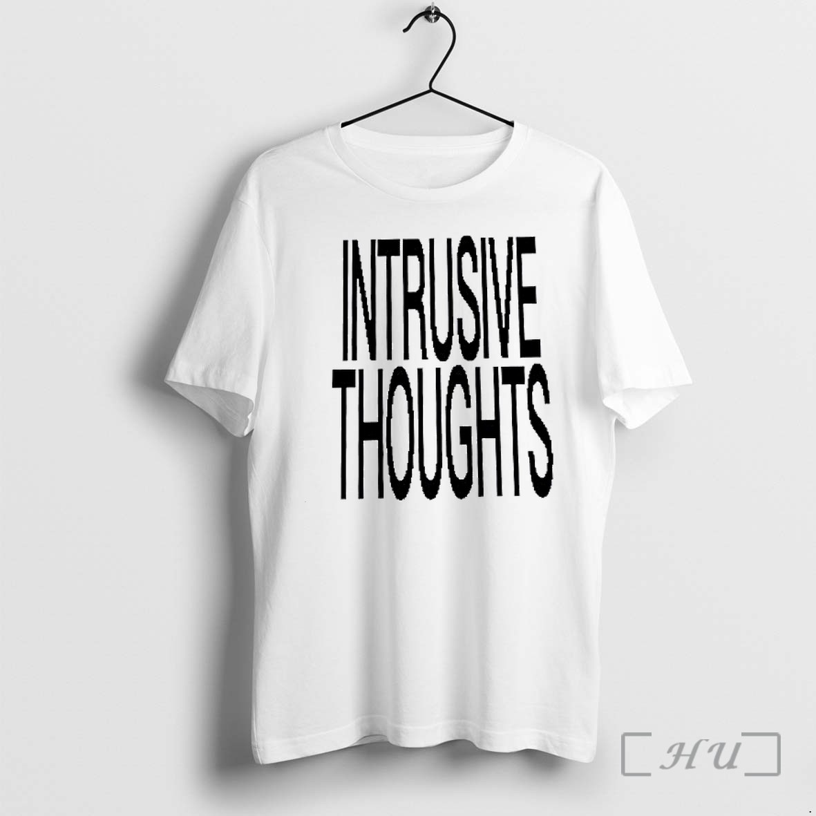 Officials Intrusive Thoughts Distorted Text Premium T Shirts Sweater Hoodie
