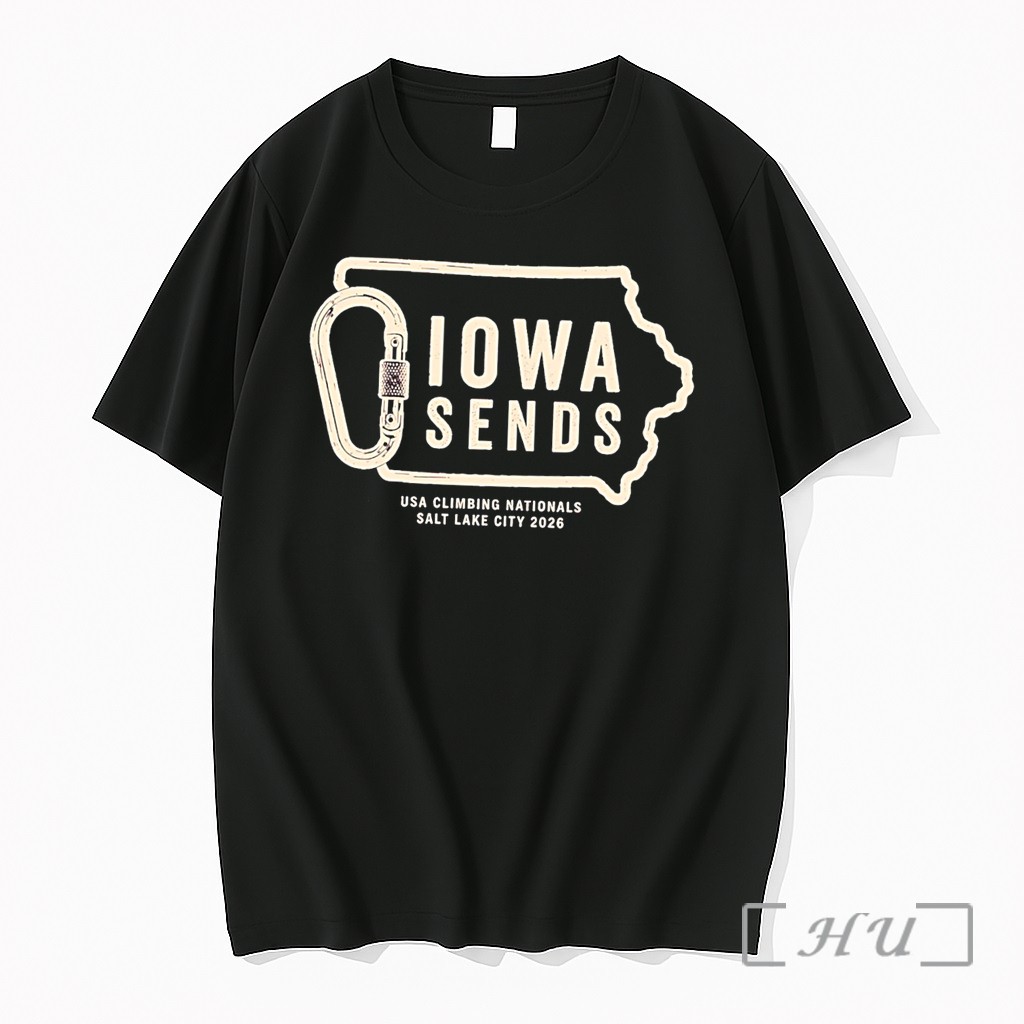 Officials Iowa Sends Usa Climbing Nationals Salt Lake City 2026 Tee Premium T Shirts Sweater Hoodie