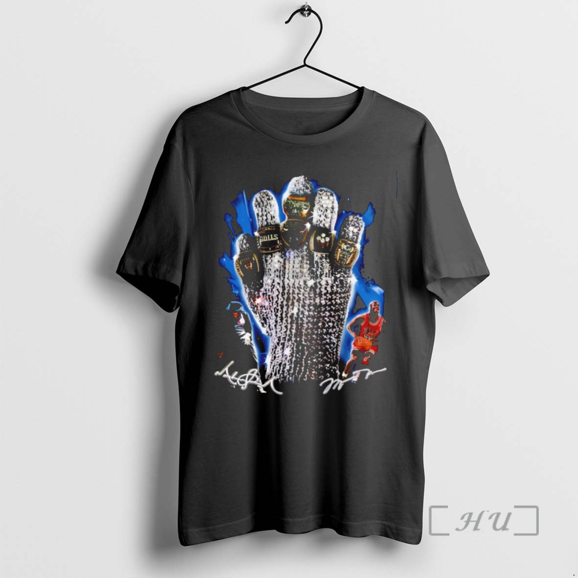 Officials Jackson And Michael Jordan Chicago Bulls Rings Diamond Glove Signature Premium T Shirts Sweater Hoodie