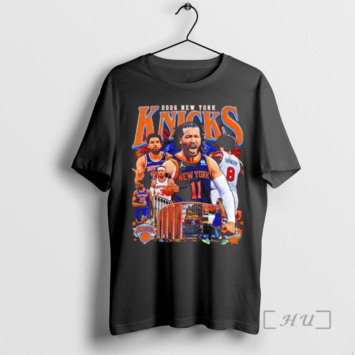 Officials Jalen Brunson Donte Divincenzo And Josh Hart New York Knicks Basketball 2026 Premium T Shirts Sweater Hoodie