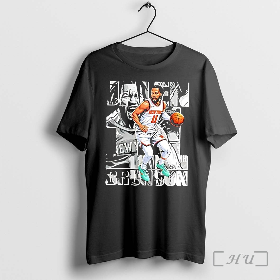 Officials Jalen Brunson New York Number 11 Graphic Basketball Premium T Shirts Sweater Hoodie