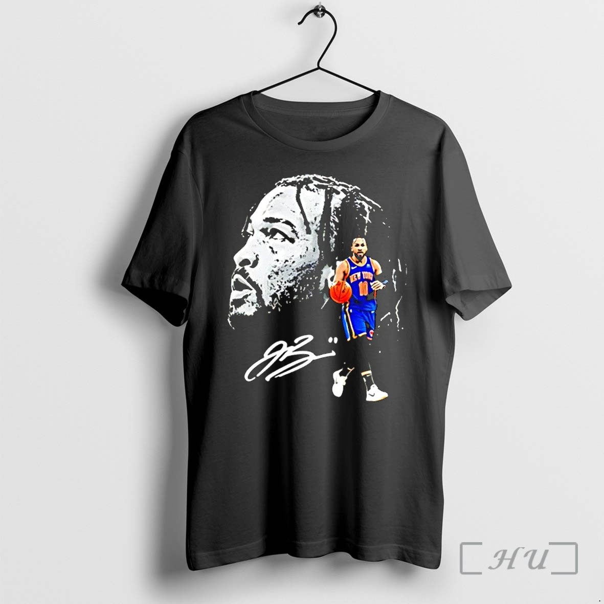 Officials Jalen Brunson New York Number 11 Signature Basketball Premium T Shirts Sweater Hoodie