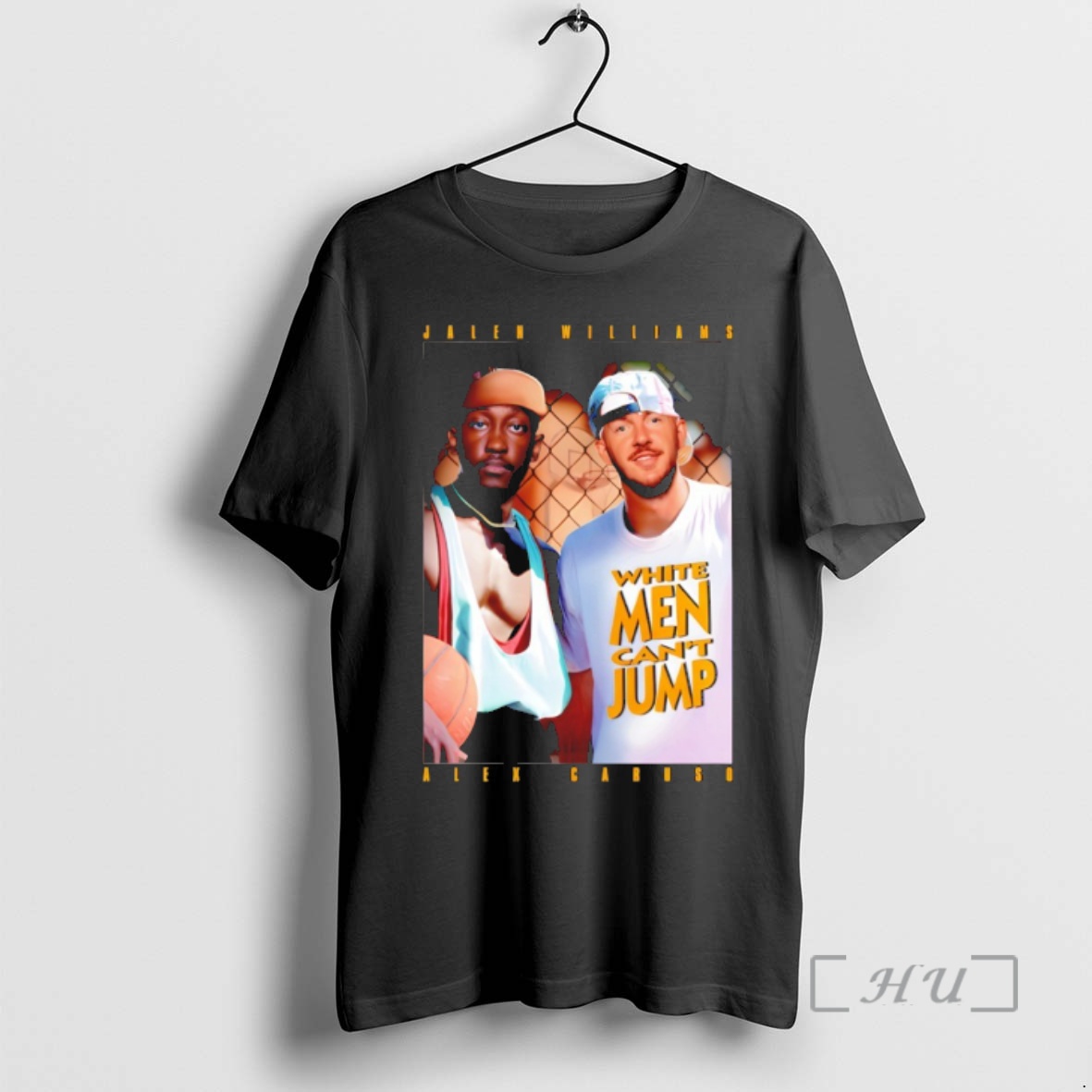 Officials Jalen Williams And Alex Caruso White Men Cant Jump Premium T Shirts Sweater Hoodie