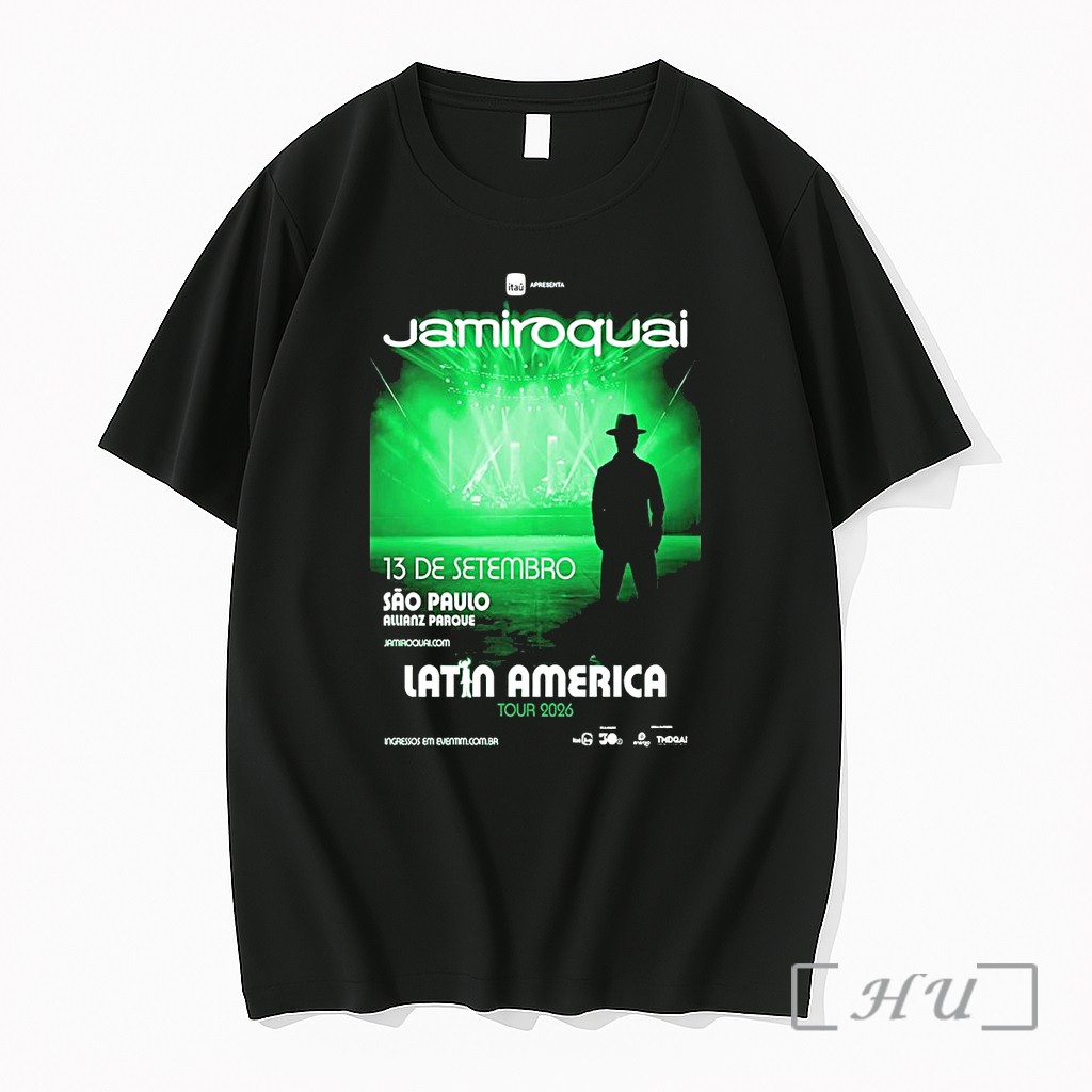 Officials Jamiroquai Brazil Tour Sep 13 2026 1 Premium T Shirts Sweater Hoodie