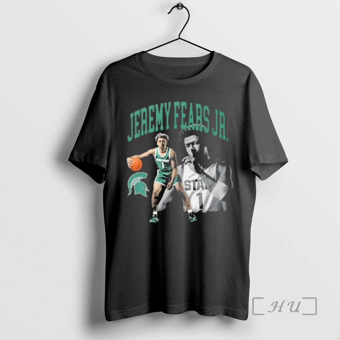 Officials Jeremy Fears Jr Michigan State Spartans Basketball Portrait Premium T Shirts Sweater Hoodie