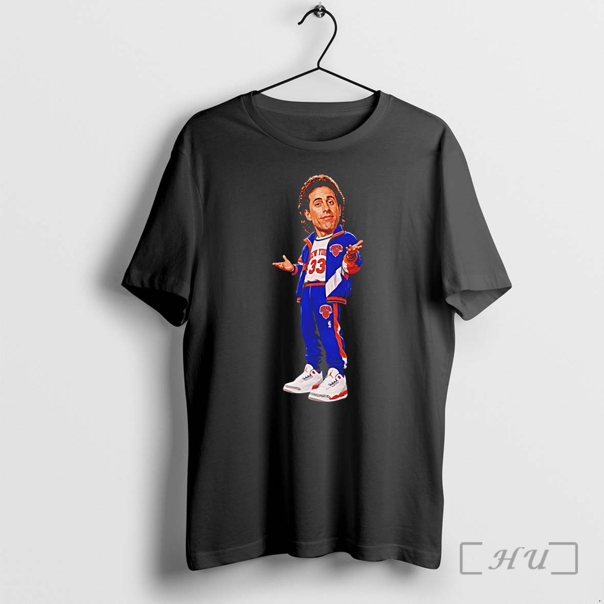 Officials Jerry Seinfeld New York Knicks Caricature Tee Premium T Shirts Sweater Hoodie