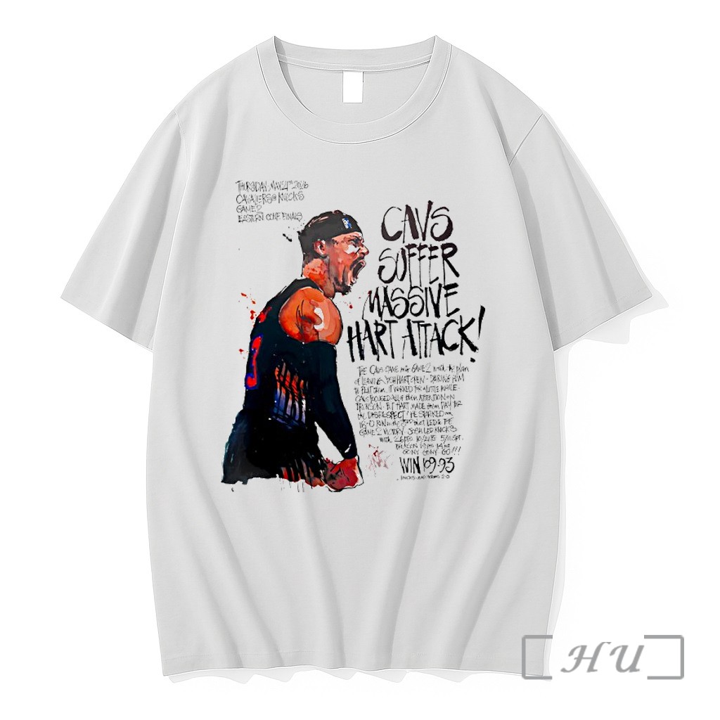 Officials Josh Hart New York Knicks Cavs Soffer Massive Hart Attack Premium T Shirts Sweater Hoodie