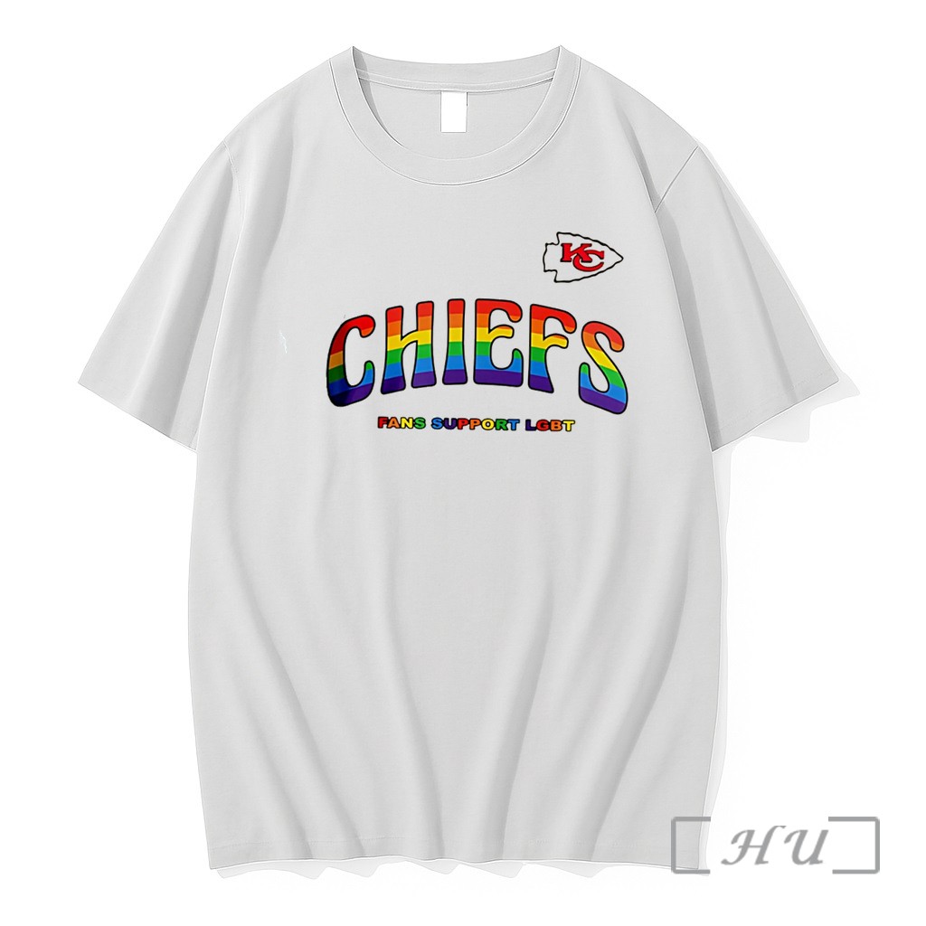 Officials Kansas City Chiefs Fans Support Lgbt Pride Month Tee Premium T Shirts Sweater Hoodie