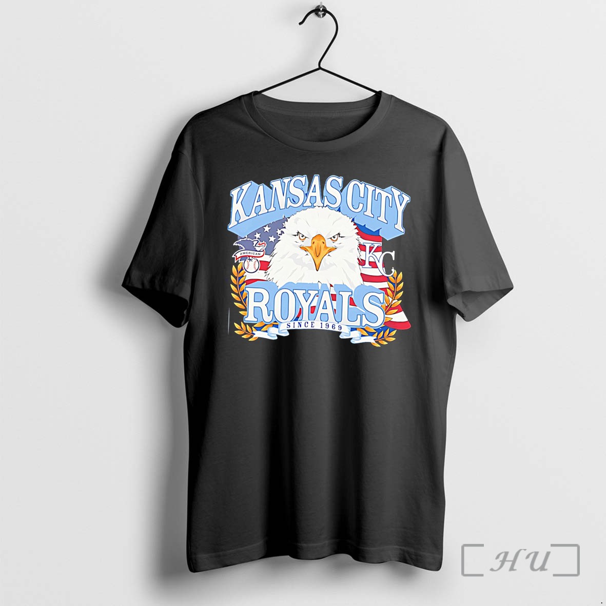Officials Kansas City Royals Americana Eagle Celebrating Americas 250th Tee Premium T Shirts Sweater Hoodie