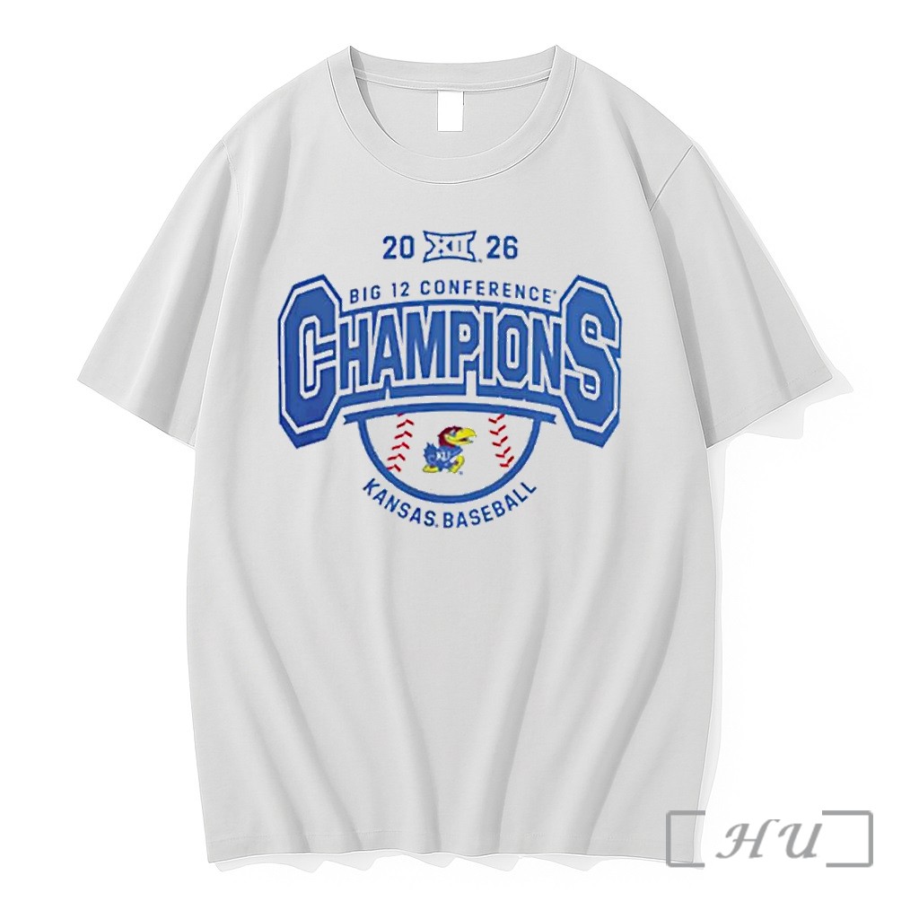 Officials Kansas Jayhawks Baseball 2026 Big 12 Baseball Tournament Champions 1 Premium T Shirts Sweater Hoodie