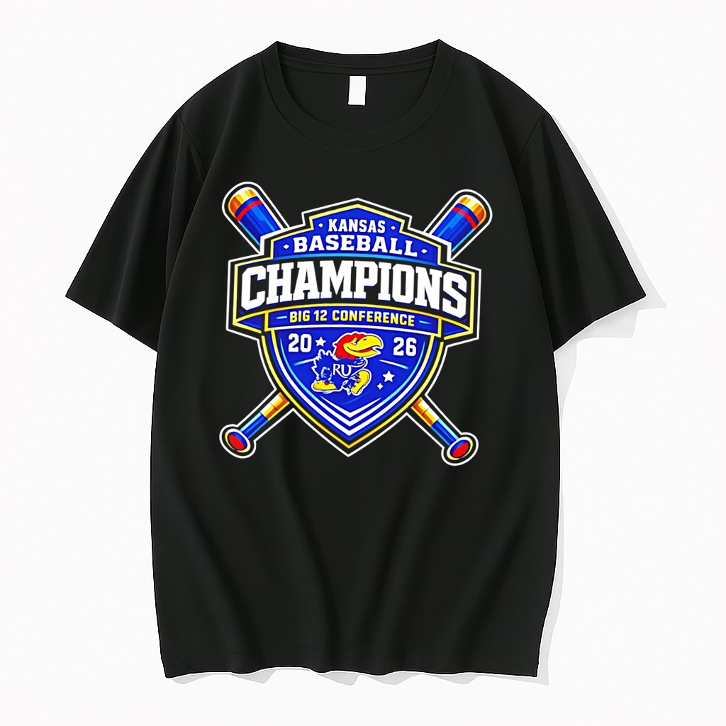 Officials Kansas Jayhawks Big 12 Baseball Regular Season Champions 26 Tee Premium T Shirt Sweatshirt Hoodie