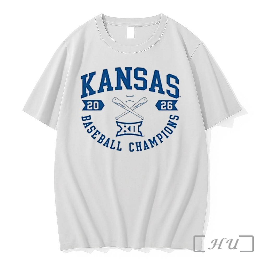Officials Kansas Jayhawks Summit Sportswear 2026 Big 12 Baseball Tournament Champions 1 Premium T Shirts Sweater Hoodie