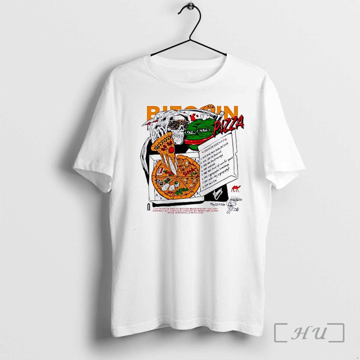 Officials Kermit The Frog Bitcoin Pizza Copyright Premium T Shirts Sweater Hoodie