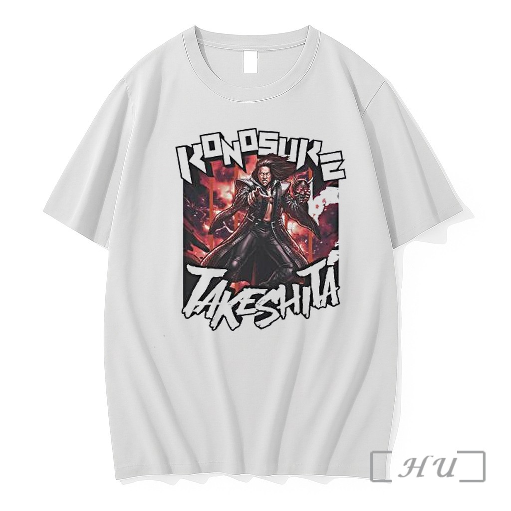 Officials Konosuke Takeshita Aew Intense Demon Mask Premium T Shirts Sweater Hoodie