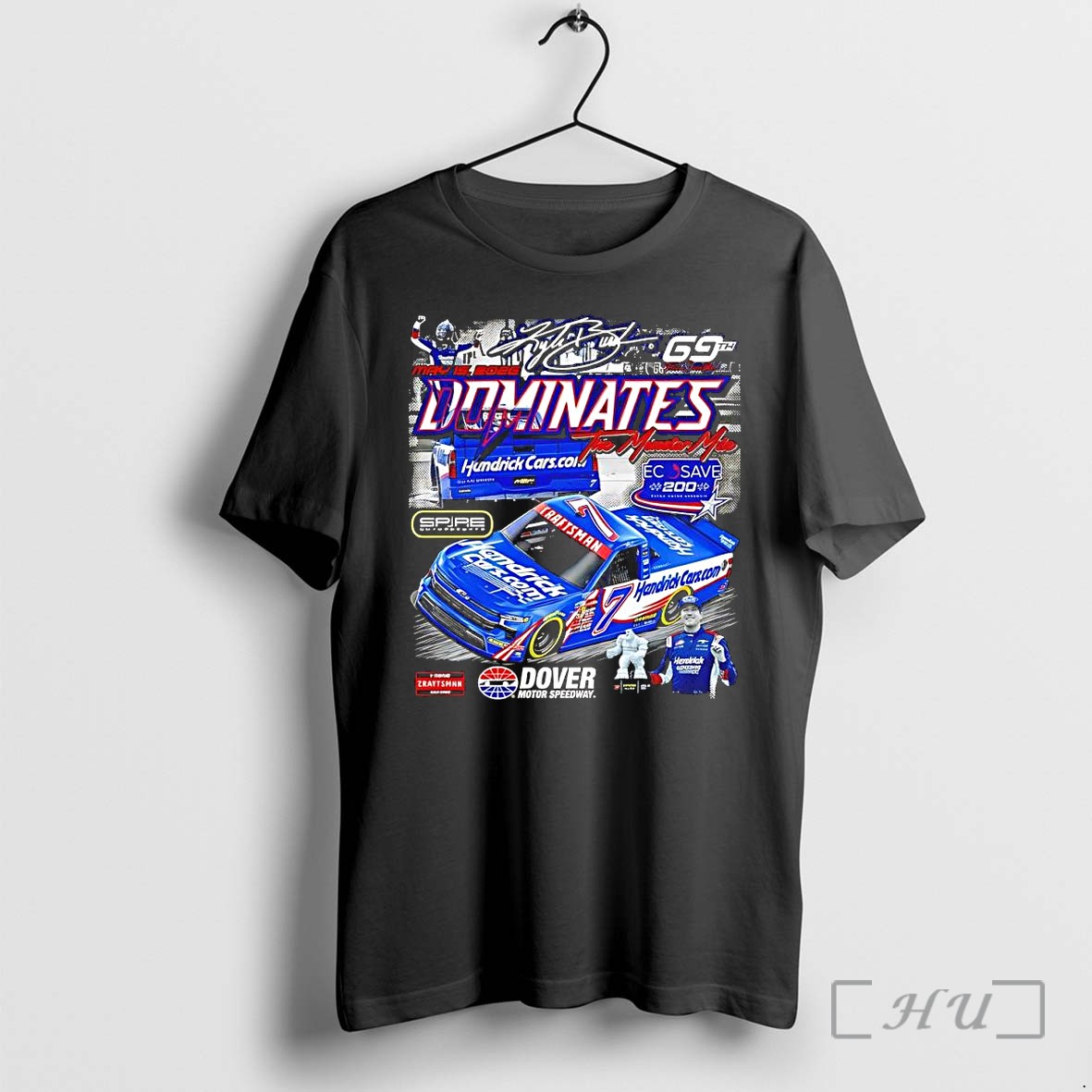 Officials Kyle Busch 2026 Dover Truck Series Race Win Signature Premium T Shirts Sweater Hoodie