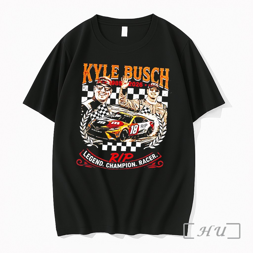 Officials Kyle Busch Rowdy 1985 2026 Legend Champion Racer Tee Premium T Shirts Sweater Hoodie