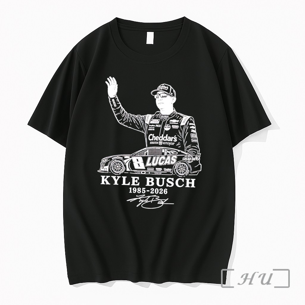 Officials Kyle Busch Rowdy 1985 2026 Legends Signature Tee Premium T Shirts Sweater Hoodie