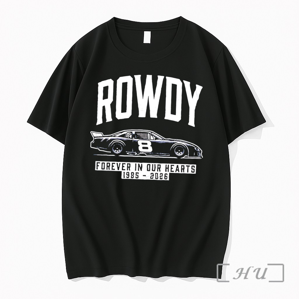 Officials Kyle Busch Rowdy Forever In Our Hearts 1985 2026 Memorial Tee Premium T Shirts Sweater Hoodie